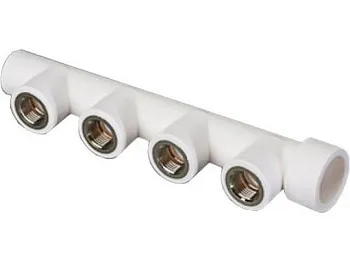 Коллектор ПП вн. резьбой 32/4х1/2", бел. РТП