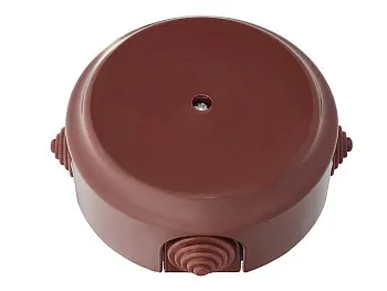 Коробка монтажная КМ-447 коричневая, Ретро, BYLECTRICA