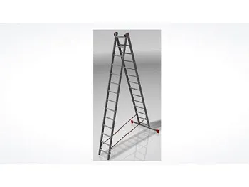 Лестница алюм. 2-х секц. 358/666/380см 2х14 ступ., 16кг  NV3220 Новая Высота