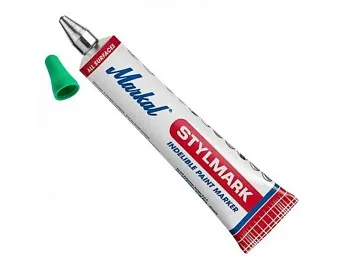 Маркер промышл. перманентный с шариковым наконечником MARKAL STYLMARK ЗЕЛЕНЫЙ