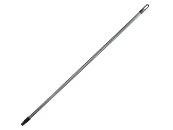 Черенок для щеток мет. с резьбой 110см (серый)