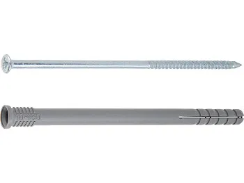 Дюбель-гвоздь 10х140 мм полипропилен потай (15 шт в пласт. конт.) STARFIX