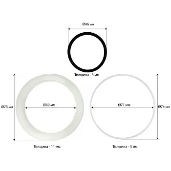 Ремонтный комплект цилиндра 30 т Хорекс Авто HZ 03.2.1.002J