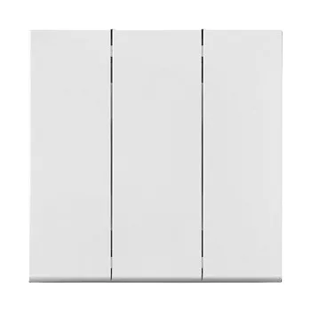 Выключатель 3 клав. (cкрытый, узел, 10А) белый, Carre, BYLECTRICA