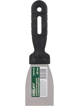 Шпатель фасад. нерж. с пласт. ручкой  60мм ВОЛАТ