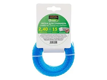Леска ф 2.4 мм х 15 м бесшумная STARTUL GARDEN