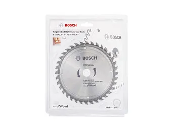 Диск пильный 160х20 мм 36 зуб. по дереву ECO WOOD BOSCH