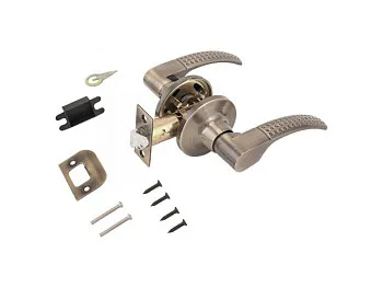 Защелка врезная межкомнатная  8510 PS AB бронза пустая СТАНДАРТ