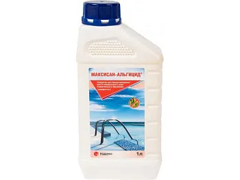 Средство для предотвращения роста водорослей в бассейнах пенящееся "Максисан-Альгицид" 1 л