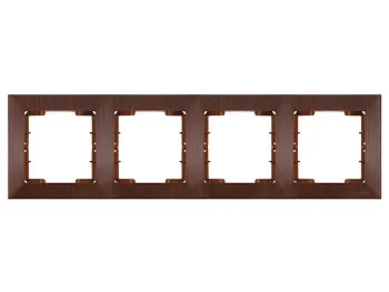 Рамка 4-ая горизонтальная орех, DARIA, MUTLUSAN