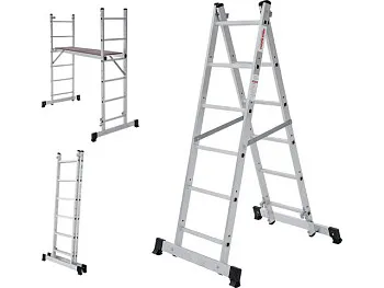 Лестница-помост алюм. 79 см 6 ступ. 11,3 кг NV1415 Новая Высота