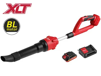 Аккум. воздуходувка WORTEX BB 2018-1 D ALL1 XLT SET 18В, БЕСЩЁТ., 162-450 м.куб/ч, 72-190 км/ч