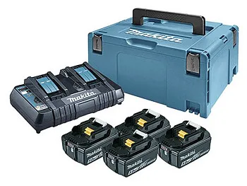 Комплект аккумулятор LXT 18.0 В BL1830B 4 шт. + зарядное устройство DC18RD + кейс MAKPAC