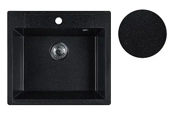 Мойка кухонная из искусственного камня UNIT оникс 550х500 мм, AV Engineering