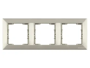 Рамка 3-ая горизонтальная титан, DARIA, MUTLUSAN