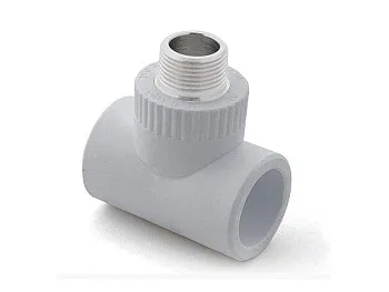 Тройник ПП комб. нар. 32х1", сер. РТП