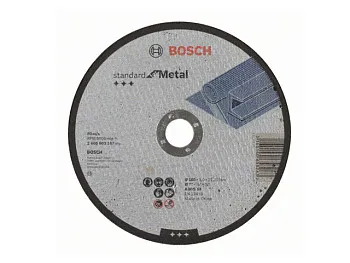 Круг отрезной 180х3.0x22.2 мм для металла Standart BOSCH