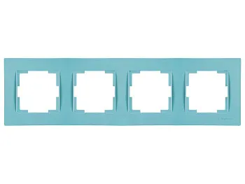 Рамка 4-ая горизонтальная синяя, RITA, MUTLUSAN