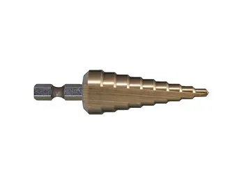 Сверло ступенчатое HSS-TiN с прямым желобком, 4-20, 1/4" MAKITA