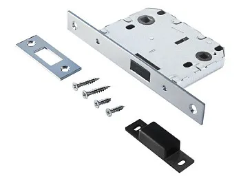 Защелка врезная межк. L7050-MS CP хром магн. под фикс. АЛЛЮР