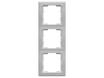 Рамка 3-ая вертикальная белая, DARIA, MUTLUSAN
