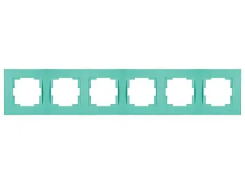 Рамка 6-ая горизонтальная зеленая, RITA, MUTLUSAN