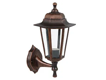 Светильник садово-парковый настенный "Леда1" (черный под медь) Юпитер