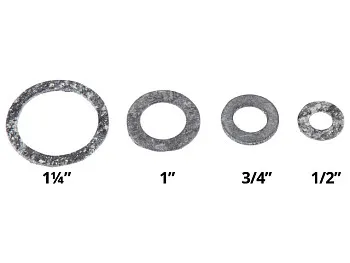 Прокладка паронитовая 1 1/4" 42х33 радиаторная h=2мм