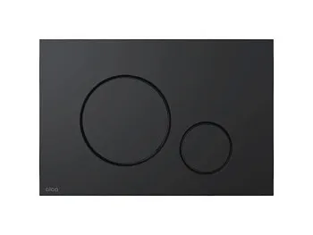 Кнопка управления для систем инсталляций (черная), Alcaplast