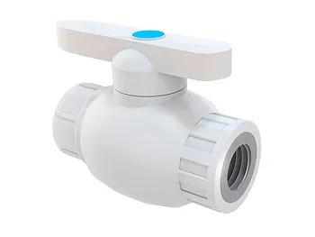 Кран шар. ПП 20х1/2" вн. бел. РТП