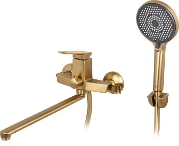 Смеситель для ванны (Lt) D35, серия Lily бронза, a-five