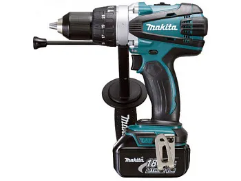 Аккум. ударная дрель-шуруповерт MAKITA LXT DHP 458 RFE в чем.