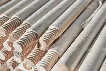 Черенок для щеток с резьбой ф22х1200мм (высший сорт)