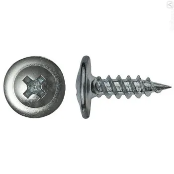 Саморез 4.2х75 мм с прессшайбой, цинк, острый (10 шт в зип-локе) STARFIX