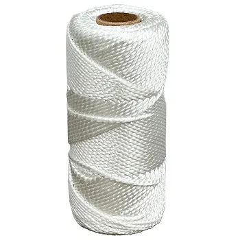 Нить полиамидная крученая 2 мм белая 100 м STARFIX