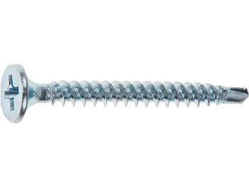 Саморез 3.5х32 мм для монтажа ГКЛ к металлу, цинк, со сверлом (50 шт в зип-локе) STARFIX