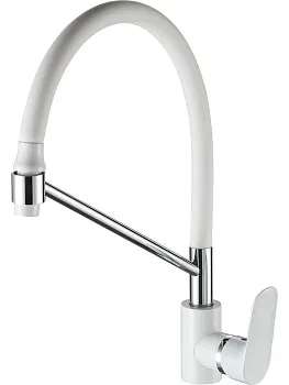 Смеситель для кухни D35-A, серия 290 белый, ECONOCE