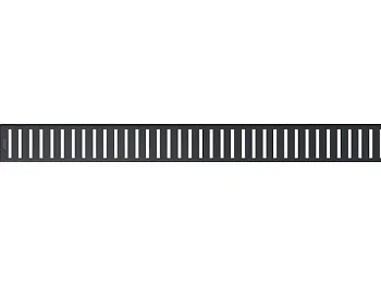 Решетка для водоотводящего желоба (черный мат) PURE-850BLACK, Alcaplast