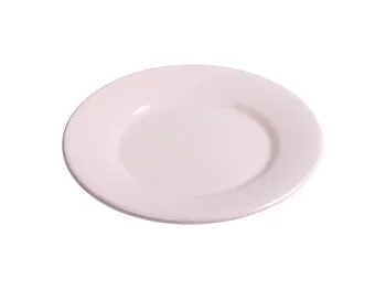 Тарелка десертная керамическая, 198 мм, круглая, серия Лапсеки, лиловая, PERFECTO LINEA