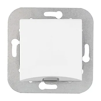 Розетка для вывода кабеля (скрытая) белая, Уют, Bylectrica