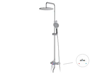 Душевая система (Lt) D35, серия Lotus хром, a-five