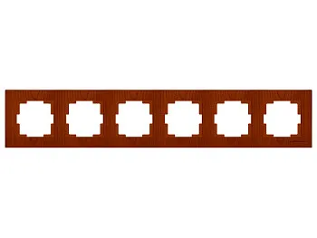 Рамка 6-ая горизонтальная вишня, RITA, MUTLUSAN