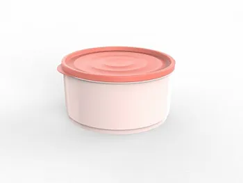 Контейнер круглый Lana, 2,4 л, кремовый, BEROSSI