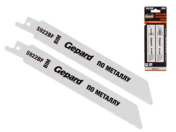 Пилка сабельная по металлу S922BF (2 шт.) GEPARD
