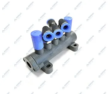 5-ти канальный клапан в сборе (функция наклона) для шиномонтажного стенда Хорекс Авто HZ 08.303