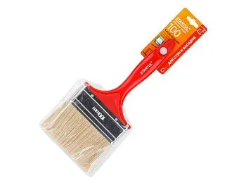Кисть плоская 4"-100мм смеш. щетина (стены, фасады) STARTUL MASTER