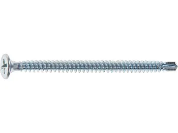 Саморез 4.2х60 мм для монтажа ГКЛ к металлу, цинк, со сверлом (250 шт в карт. уп.) STARFIX