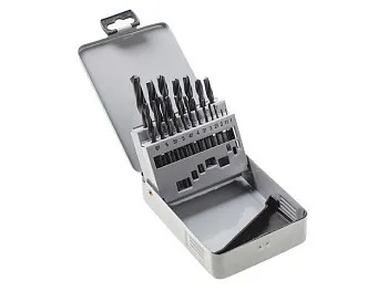 Набор сверл по мет. 10шт (1-10мм) НС-9И Р6М5 (ОАО "ТП Томский инструмент")