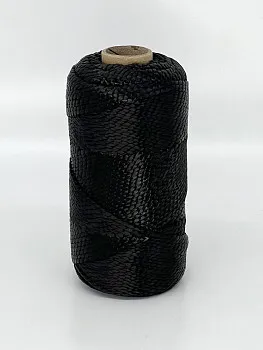 Нить полиамидная крученая 2 мм черная 100 м STARFIX