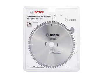 Диск пильный 254х30 мм 80 зуб. универсальный ECO ALUMINIUM BOSCH